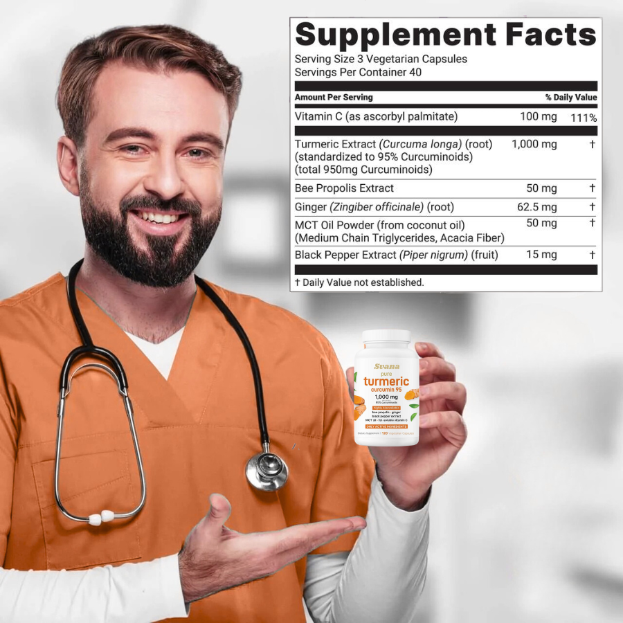 Svana® Turmeric Curcumin Powder Capsules